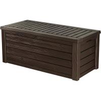 Baúl de Almacenamiento Exterior de 390L Resina Marrón Ordenación Jardín y Balcón 65 x 128 x 61 cm - details 23