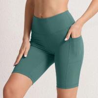 Leggings de Cintura Alta para Mujer Shorts con 3 Bolsillos Leggings Adelgazantes de Color Sólido - details 2