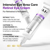 Anua Retinol 0.1 Caffeine Revitalizing Eye Cream, Under Eye Cream For Hydration, Glow Up Eye Contour, Niacinamide, Retinol For Face, Night Cream For Eye Care, Korean Skin Care (30g/1.05oz) - details 2