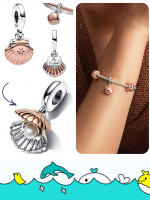 Colgante de Pulsera de Plata Esterlina 925 Encanto de Mar en Concha Colgante de Gemas - details 2