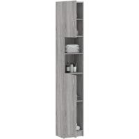 Armario de Baño de Madera Ingeniería Lavadora, Estante, Ducha, Inodoro 32x25,5x190 cm - details 38