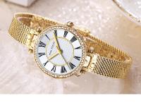 Reloj de Pulsera de Acero Inoxidable con Malla de Milanesa Reloj de Cuarzo Japonés Impermeable para Mujeres Regalo Elegante - details 14