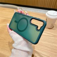 Nueva funda de teléfono de negocios translúcida mate de lujo para Samsung Galaxy S25 S24 Ultra S23 S22 Plus S20 S21 FE Magsafe cubierta magnética - details 12