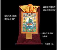 Cuadros Twenty One Tara Thangka, estilo Xizang, entrada para sala de estar, bordado de Nepal, cuerno pequeño de Buda - details 3