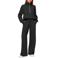 YC1508 Conjunto Casual de Mujer de Dos Piezas: Sudaderas de Gran Tamaño y Pantalones de Pierna Ancha para Mujer - details 29