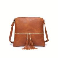 Bolso Cruzado de Cuero Genuino para Mujer Cierre de Cremallera, Desmontable, Compacto y Elegante - details 2