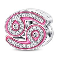Dijes CláSicos Originales, Plata De Ley 100%, Con Las 12 Constelaciones De Aries Y Piscis, Aptos Para Pulseras De 3 Mm, JoyeríA Artesanal Para Mujer, Regalo De Fiesta De CumpleañOs - details 23