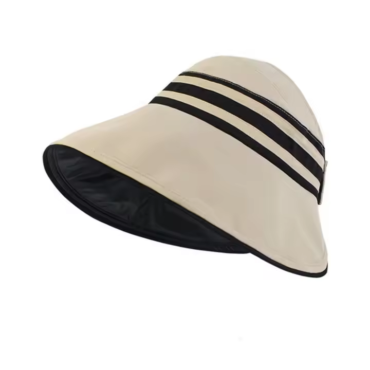 Gorra panamá con protección Uv elegante para exteriores, sombreros de cubo de algodón que combinan con todo, gorras de protección solar, sombreros de ala ancha para mujer - 1
