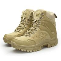 Botas militares de invierno 2024 para hombre, botines Chukka de combate - details 12