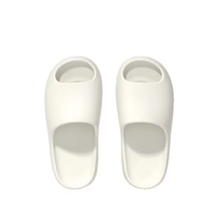 Pudín zapatillas de mujer de fondo grueso de verano casa baño sandalias de baño antideslizante pisando zapatillas de mierda fuera - 1