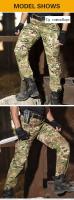 Camuflaje táctico Hanye para entrenamiento al aire libre, senderismo, carga, pantalones de hombre - details 4