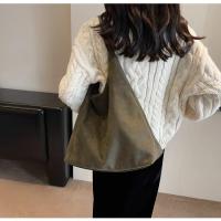 Bolso de hombro de gamuza de gran capacidad para mujer, bolso de viaje informal Simple, bolsos Retro, Otoño e Invierno - details 23