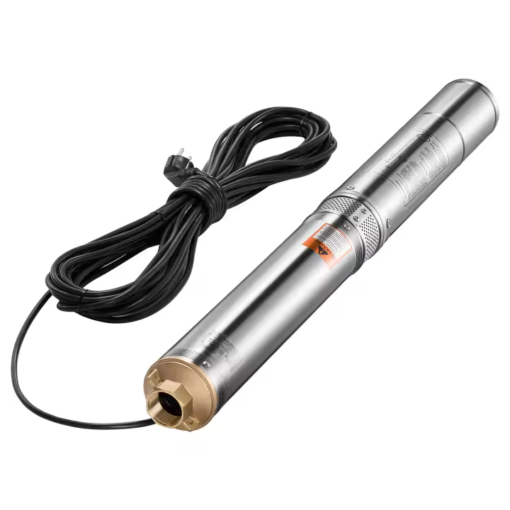 SucceBuy Bomba sumergible de pozo profundo, acero inoxidable, resistente al agua IP68, para riego industrial y uso doméstico - 1