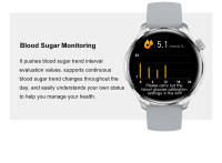 2024 nuevo reloj inteligente de llamada Bluetooth de pantalla de alta definición de 1,6 pulgadas GPS masculino rastreador de fitness deportivo reloj impermeable reloj inteligente NFC para Android Ios reloj de monitoreo de azúcar en sangre - details 12