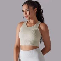 Hamidou-Sujetador deportivo para mujer, ropa interior de gimnasio, hilo Sexy, informal, a rayas, sin costuras, Top ajustado para gimnasio - details 25