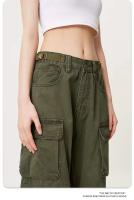 Pantalones de jogging apilados al aire libre para hombres y mujeres de carga universal para hombres, pantalones casuales sueltos de hip-hop con múltiples bolsillos - details 7