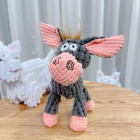 Juguete de Peluche en Forma de Burro Resistente a Mordiscos Entrenamiento Dental Alivio del Estrés - details 3