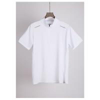 Verano polo de los hombres de deportes casuales de hielo fresco tejido de manga corta transpirable adecuado para la aptitud polo elástico - details 11