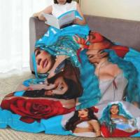 Anime Honkai Baby franela estampado dibujos animados multifunción muy cálidas manta para cama al aire libre alfombra pieza - details 5