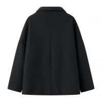 Tops de mujer 2024 nueva solapa de lana con doble botonadura para mujer - details 3