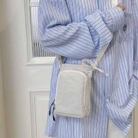 Bolsa portabotellas con correa para el hombro, bolso cruzado de nailon de secado rápido para botella de agua, con cordón abierto para manejar - details 6