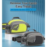 Riñonera para correr para hombre y mujer, bolsa para teléfono, bolso trasero de nailon con soporte para botella, impermeable - details 4
