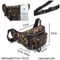 Riñoneras con estampado de leopardo Vintage para mujer, bolso portátil para mujer, mochila de lujo de alta gama - details 2