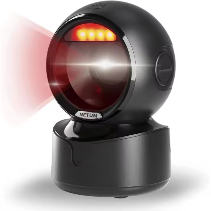 Escáner de Barcode NETUM Portátil Luz de Carga LED Lectura de QR Efectiva - 1