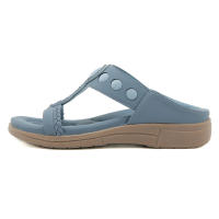 5012-4 Nuevas Pantuflas Bohemias con Pedrería 2025 Cómodas de Látex con Masaje Suela Gruesa Talla Grande Zapatos Planos - details 5