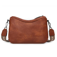 Diseño de color sólido Nueva almohada de moda simple con bolsa de cuerpo con correa ancha para el hombro para mujeres - details 14