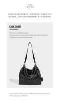 Nuevo bolso de mano, bolso de hombro de alta gama a la moda, bolso de mujer de gran capacidad con cadena de estilo locomotora. - details 6