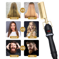 Cepillo Profesional para Alizar el Cabello Hierro de Alizamiento de Cerámica con Enchufe Europeo - details 14