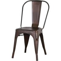 Juego de 4 Sillas de Comedor de Metal Vintage Industrial Adecuado para Uso Interior y Exterior - details 13