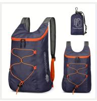 Mochila Deportiva Portátil Multifuncional Pequeña, Bolsa de Almacenamiento Ligera Plegable para Hombres Camping Senderismo Viajes Mochila - details 11