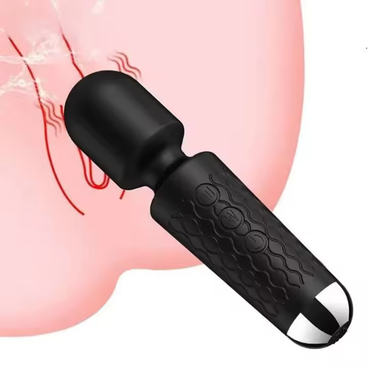 Leten Vibrador de Mano Potente 20 Velocidades para Estimulación de Punto G y Clítoris - 1