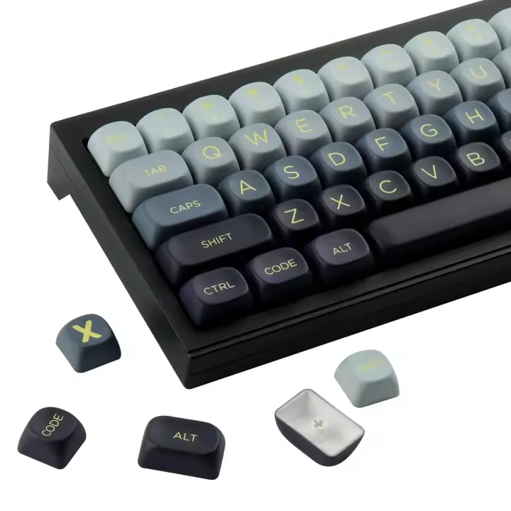 Juego Mountain Range PBT MOA Perfil personal Sublimación de tinte Teclado único de 143 teclas - 1
