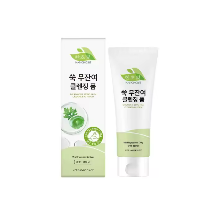Limpiador facial de ajenjo con temperatura normal diaria y espuma densa para un cuidado profundo de la piel - 1