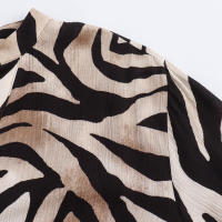Conjunto de Camisa y Pantalones para Mujer OUWU Estampado de Temperamento Animal Versátil y Informal Moda de Otoño Novedad - details 5