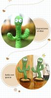 Cactus de Peluche Bailarín y Parlante, Gracioso y Encantador, Reproducts Audio y Movimiento, Juguetes Interactivos para Niños - details 5