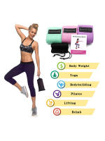 Bandas Elásticas de Yoga y Fitness Unisex Resistance Loop de 105lb para Equipo de Gimnasio en Casa Circulo de Cintura y Cuadrico para Entrenamiento - details 18