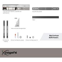 5405 Soporte TV Extremadamente Plano para TV de 32 a 77 Pulgadas, Peso máx. de 75 kg, Soporte de TV máx. VESA 400x400, Compatibilidad Universal, Distancia a la Pared Solo 1,5 cm - details 15