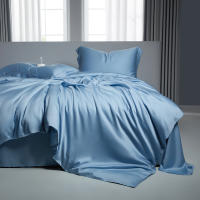 Jueges de Cama de Algodón de Alta Densidad Tamaño Rey Diseño Plano Material de Jacquard de Saten - details 18