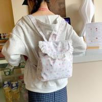 Nueva mochila Kawaii con volantes, bonita mochila con cordón para exteriores, mochila de viaje informal dulce para niñas - details 13