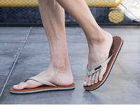 Zapatillas para hombre Moda interior Zapatillas informales de espiga Sandalia transpirable de playa de verano Suela antideslizante de arco iris Tamaño duradero 40-47 - details 16