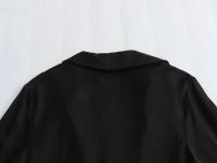 TRAFZA-camisa de satén con lazo adornado para mujer, blusa de seda con textura, informal, ajustada, de manga larga, con cuello vuelto, 2024 - details 13