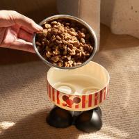 Cuenco de comida para gatos con dibujos animados, cuenco de alimentación antideslizante para mascotas de patas altas, alimentador de agua para cachorros de gran capacidad para el hogar, suministros para alimentador de gatos - details 13
