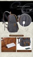 Mochilas para Cámaras, Mochila Fotografia Impermeable con Divisores Extraíble Mochila para Camara Reflex Digital DSLR - details 12