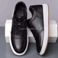 Nuevos zapatos de moda + zapatos casuales clásicos de marca de diseño de lujo de alta calidad deportivos blancos puros de cuero genuino para hombres - details 3
