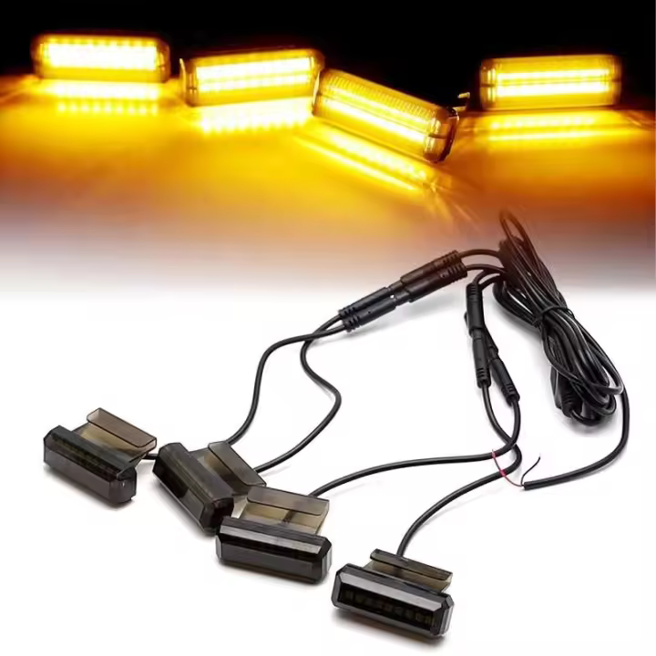 Para Toyota Tundra Raptor/TRD estilo LED parrilla lámpara montaje DRL/conducción/posición luces marcadoras de liquidación 2022-2025 - 1