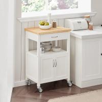 Carrito de Cocina móvil Carrito de Servir Estantería de Cocina Blanco 60 x 45 x 92 cm ES - details 2